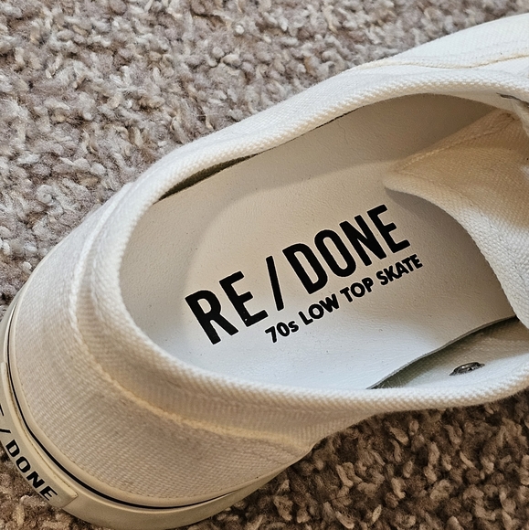 Re/done 70's Low Top Skate Sneaker Size 38/7.5 - Picture 11 of 15
